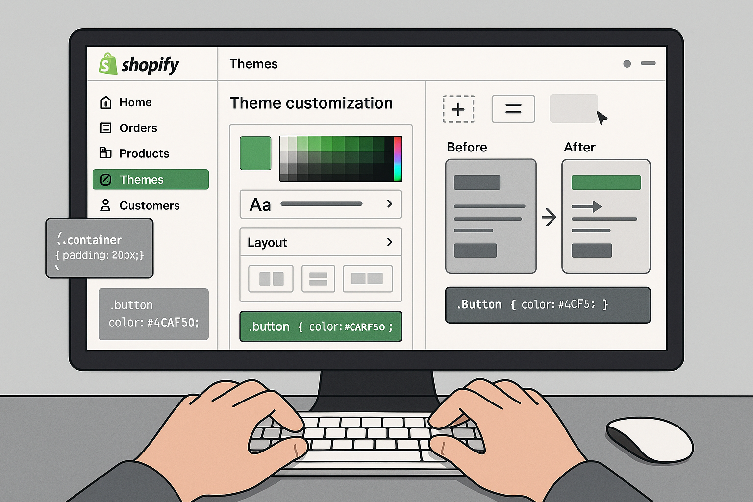 shopify theme customization